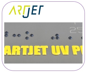 How to print Braille with a UV printer