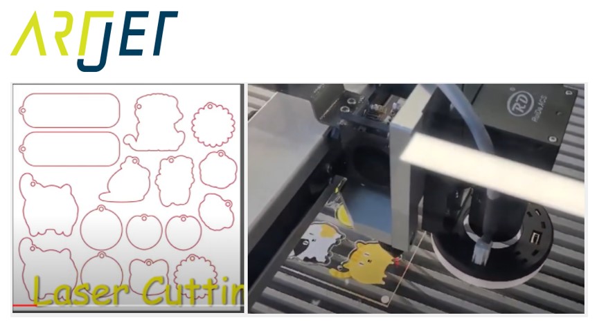 UV인쇄 후 카메라 커팅 원리