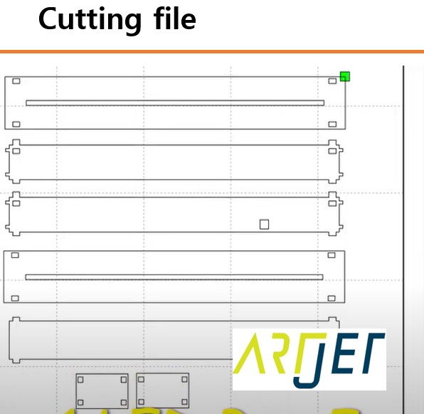 UV Printer와 Laser cutting 기계로 조명액자 만들기
