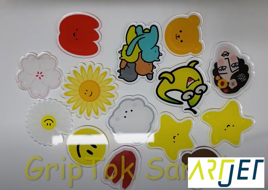 UV프린터 레이저로 핸드폰 그립톡 만들기