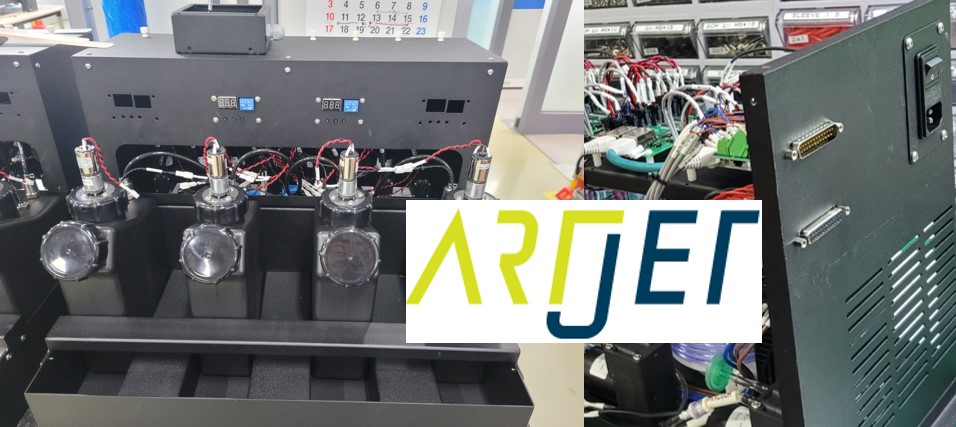 UV프린터 레이저로 장비 버튼 이름표 만들기