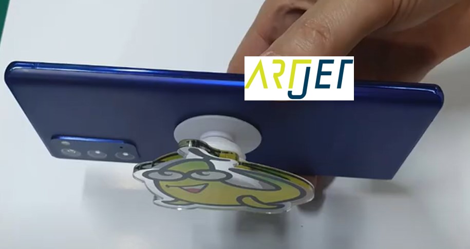 Making mobil Grip Tok  with a UV Printer Laser