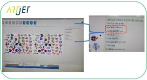 ARTJET UV Printer Application 34 _ ARTJET CW+C 인쇄시간과 잉크비용 3