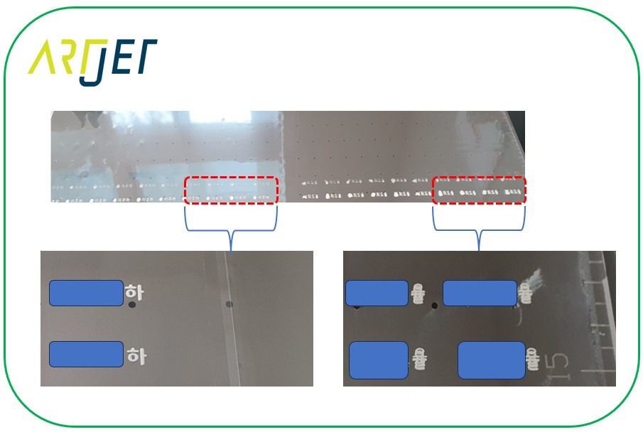 Double printing on the Y-axis on Start area