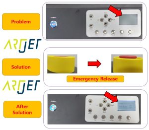 Touch panel does not turn on
