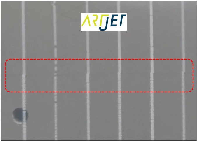 ARTJET UV Printer Troubleshooting Mechanical 1 _print head 일직선 정렬 방법2