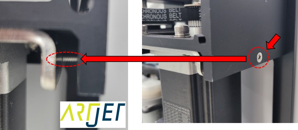 X축에서 따다닥 소리가 나요