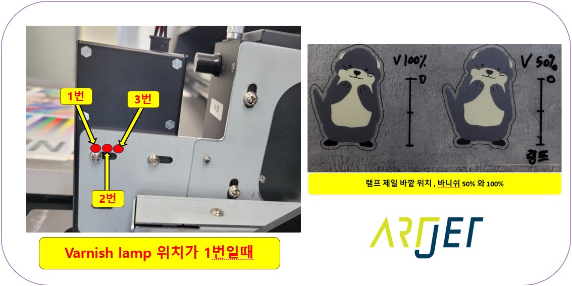 바니쉬 밴딩 줄이는 방법