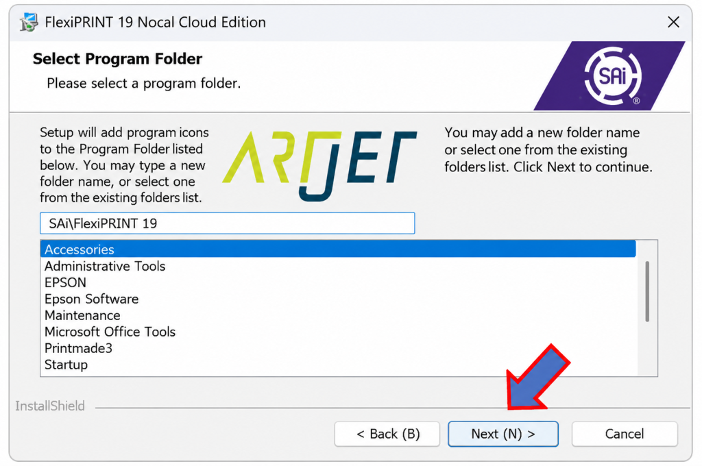 Driver and basic settings after installing Sai Rip ARTJET 2025