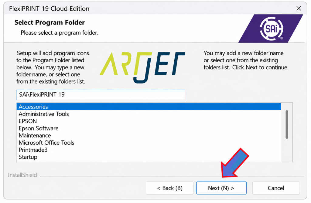 Driver and basic settings after installing Sai Rip ARTJET 2025