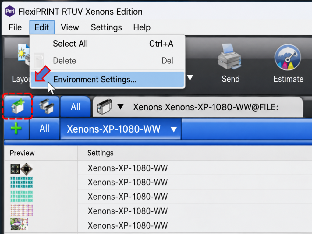 Driver and basic settings after installing Sai Rip ARTJET 2025
