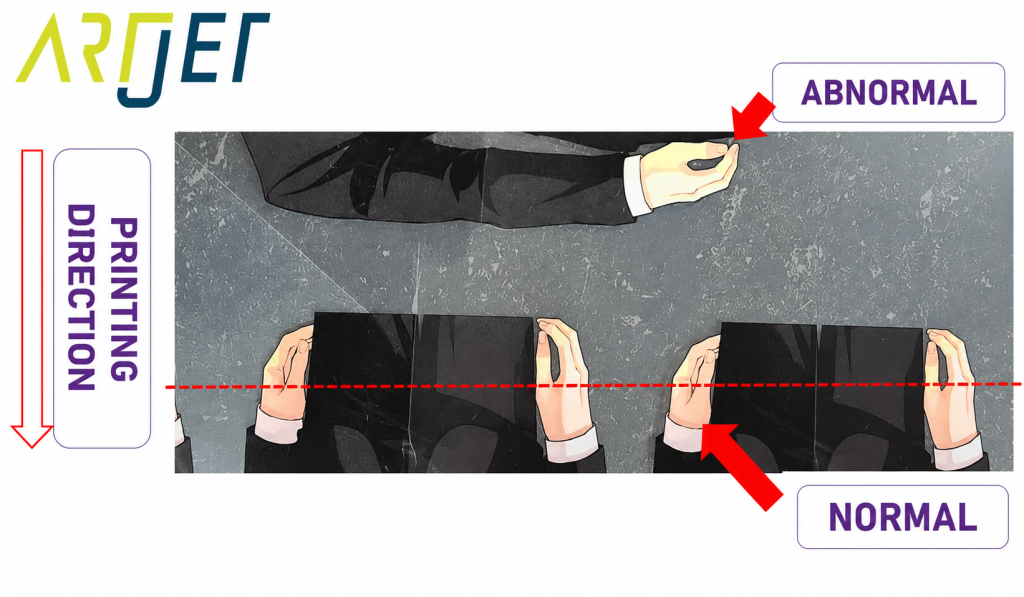 Symptoms of a Cracked Ink Channel Inside Print Head